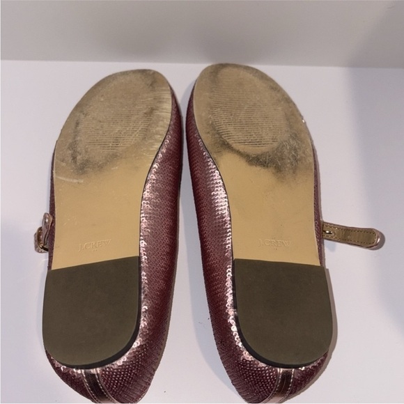 J. Crew Girls Sequin Mary Jane Flats Pink
Metallic Size 4 - Picture 7 of 7